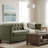 Jamison Chrome Alloy Drum Shade Adjustable Arc Floor Lamp
