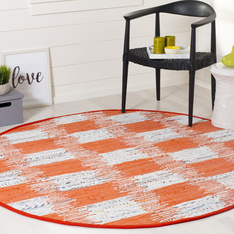 Opie Hand Woven Cotton Ikat Rug