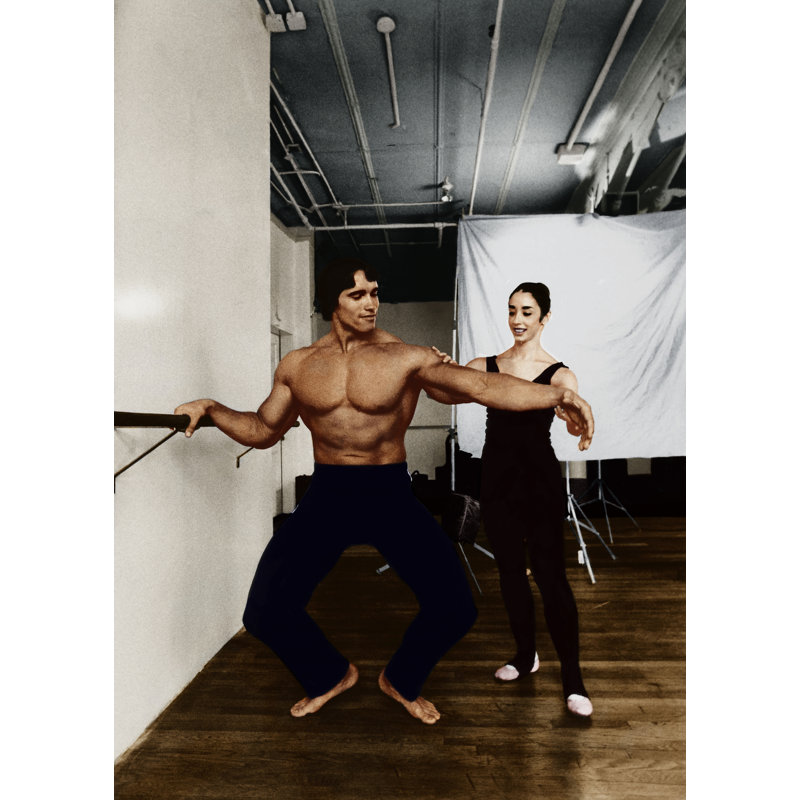 Arnold Schwarzenegger: Ballet Bodybuilder - photographie non encadrée, H 10 po x l 8 po