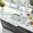 30" White Quartz Stepped Undermount Workstation Kitchen Sink, Single Bowl, Cutting Board & Drying Rack Included