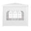 Auvent de mariage 10 pi x 10 pi pour tente de réception d'extérieur robuste + 4 murs amovibles-111086313