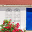 Ensemble de 2 treillis de jardin antirouille en métal 19,7 po-920892957