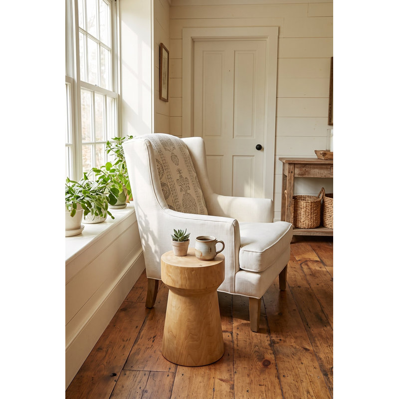 Tabouret en bois de teck