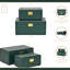 Ensemble de 2 boîtes de rangement en bois Sable-2085499443
