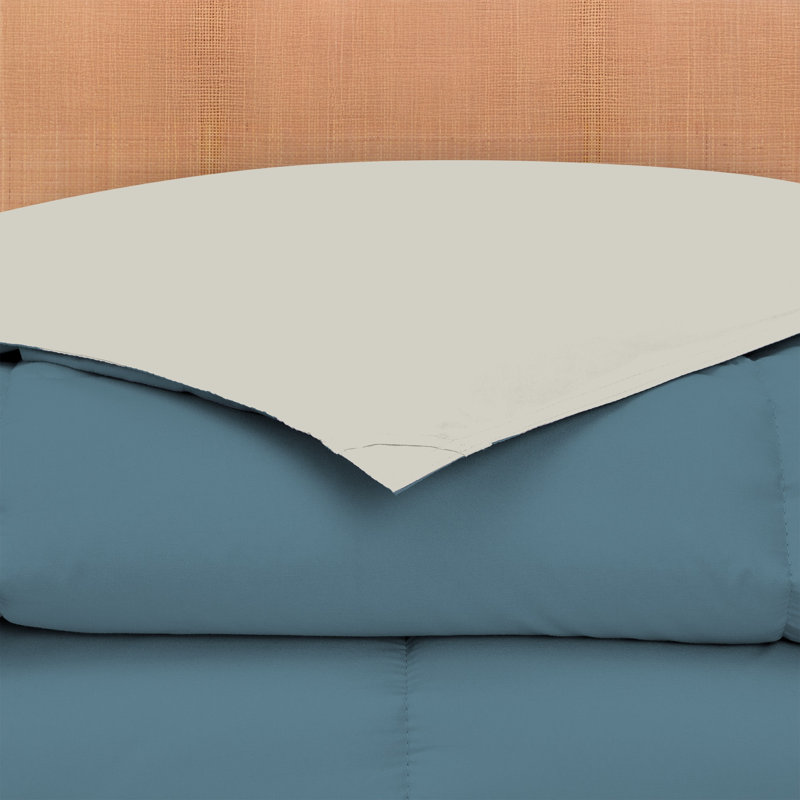 Modern Threads Comforter Duvet Insert, Reversible Quilted Down Alternative Comforter with Corner Tabs, All Season Bedding