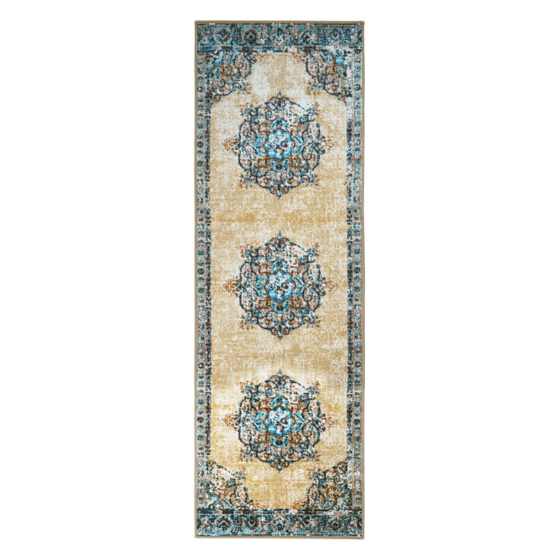Tapis d'intérieur Ezra, Tapis de couloir 2 pi 7 po x 8 pi