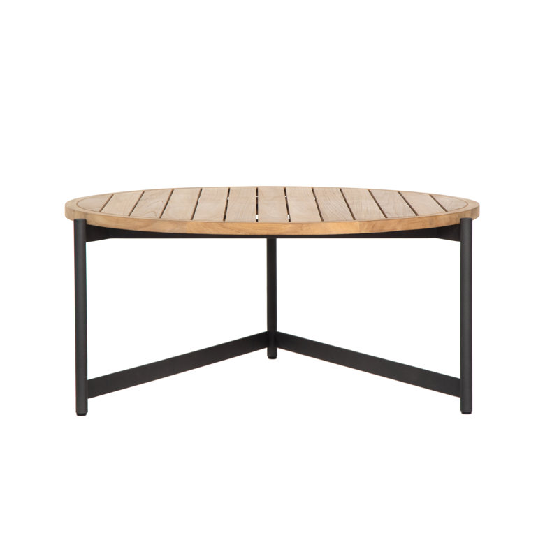 Petite table basse Joliee - Gris / Noir - Brun