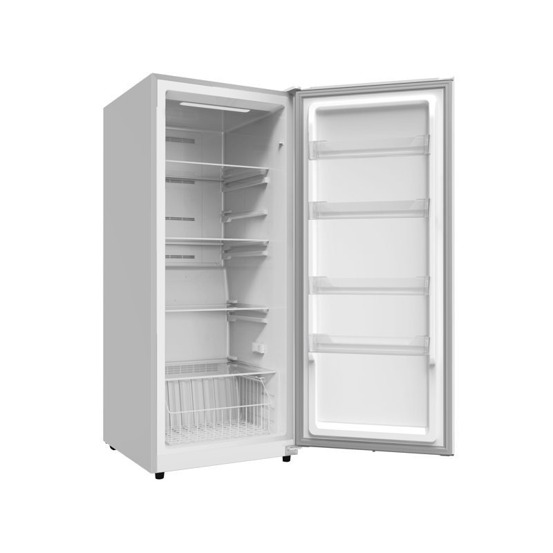 Congelateur convertible 17 pi. Ca., Argent argent