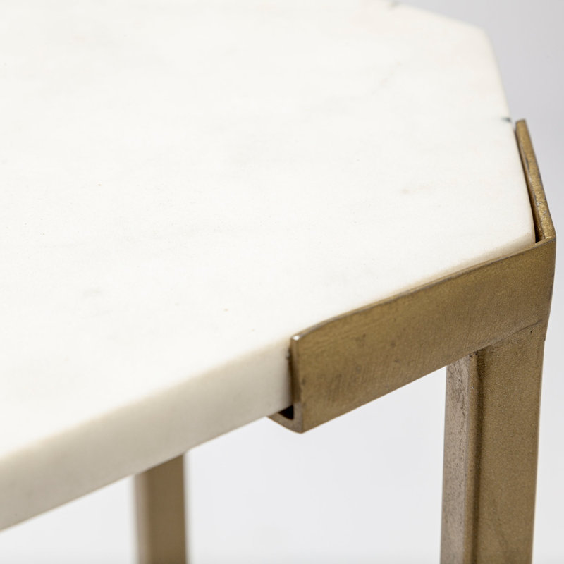 Quickep Marble Top Nesting Tables