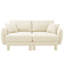 Beige moderne 2 avec structure et coin salon confortable pour des coussins moelleux à ressorts