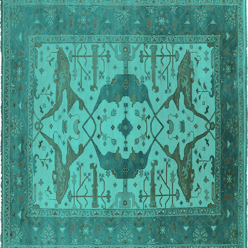 Imre Oriental Indoor Rug, Round 6'