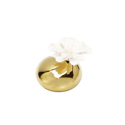 Diffuseur avec fleur blanche dimensionnelle, arôme irlandais et rose