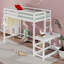 Lit mezzanine simple avec plate-forme échelle-1848665565