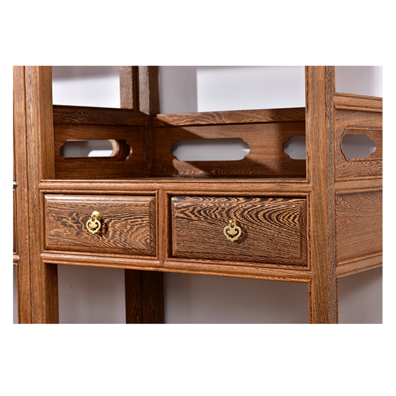 New Chinese Retro Minimalist Style Bookcase