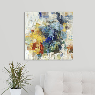 « acier blue stare ii », peinture sur toile