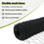 Hexagon Fence Grey Steel-813553983