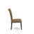 5 Piece Kitchen Table & Chairs Set Includes a Rectangle Removable Leaf Dining Table and 4 Light Sable Linen Fabric Parson Chairs, Walnut-622751785-622751789