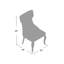 Chaise rembourrée Cerf