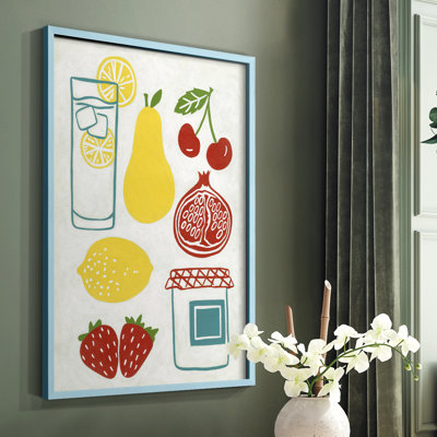 Sunday Picnic Framed Print - Solid Wood