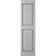 Lifetime Vinyl Standard Two Equal Raised Panel Shutters with Shutter-Locks & Matching Screws