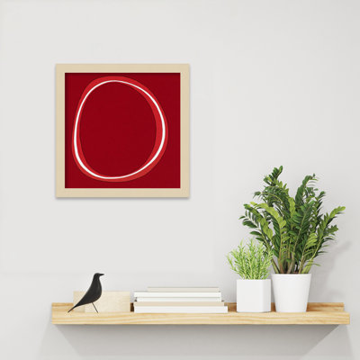 Red Circle par Alex Dunn - reproduction de cadre photo simple