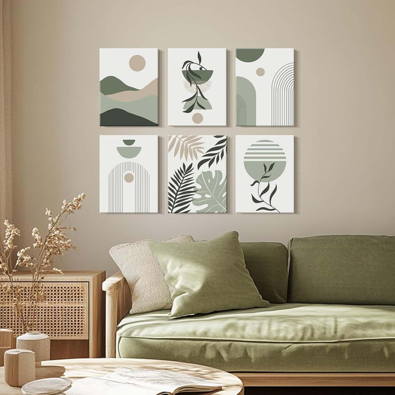 6 Piece Wrapped Canvas Print