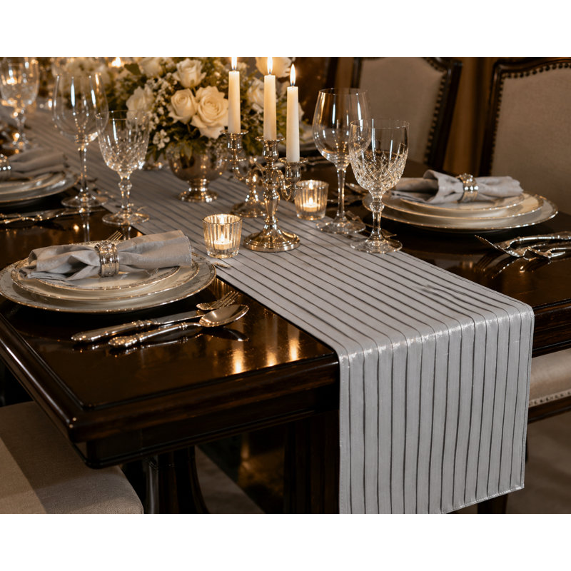 Chemin de table Randi, Gris foncé