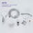 Single Handle 1-Spray Round Rain Shower Faucet Set 1.8 GPM With High Pressure Shower Head Hand Shower In Polished Chrome-116836915