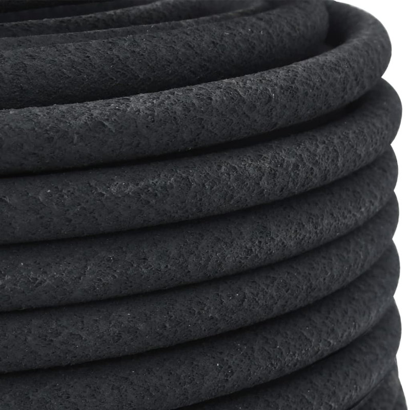 Garden Soaker Hose Black 0,6" 50 m Rubber