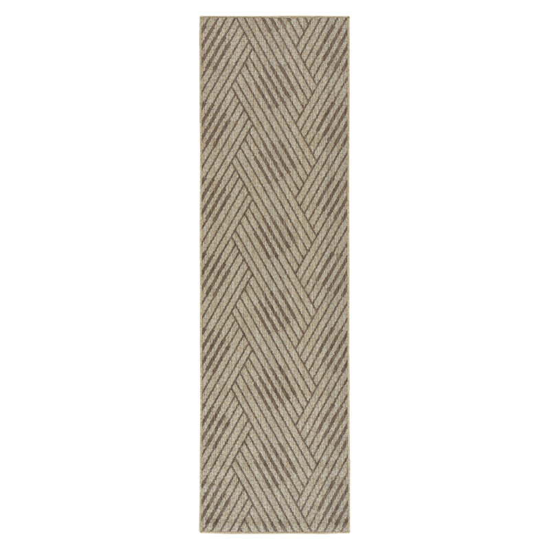 Tapis intérieur / extérieur Jianne, Tapis de couloir 2 pi 4 po x 8 pi