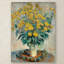 "Fleurs d'artichaut de Jérusalem" par Claude Monet - reproduction d'art sur toile-1601290562