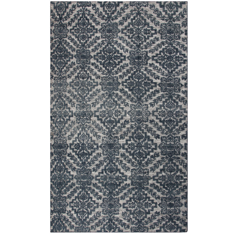 Tapis 100% laine noué à la main, Rectangulaire 2 pi x 3 pi