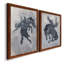 «Getting Pitched I», ensemble de 2 reproductions d'art sur toiles-1847237926-1847237925