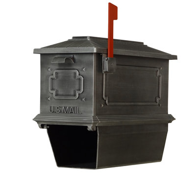 Kingston Aluminum Post Mounted Post Box