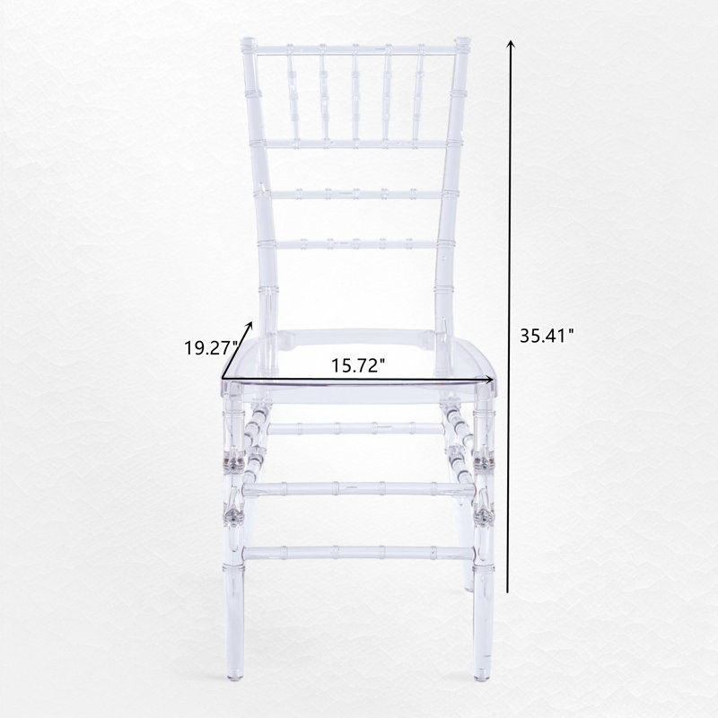 Stacking Clear Side Chair (Set Of 4)