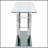 Garrett Chrome Glass Top Console Table