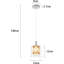 1-Light Chrome Crystal Kitchen Island Pendant 