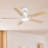 Homesoul 52" Modern Ceiling Fan With Light And Remote Control 3Cct Dimmable Reversible Dc Motor Timer Memory-131415423-131517912
