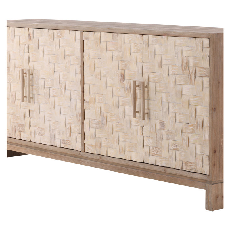 Furniture Classics Lafayette Basket Weave 4-Door Sideboard