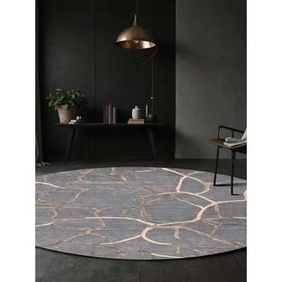Tapis gris lavable à la machine