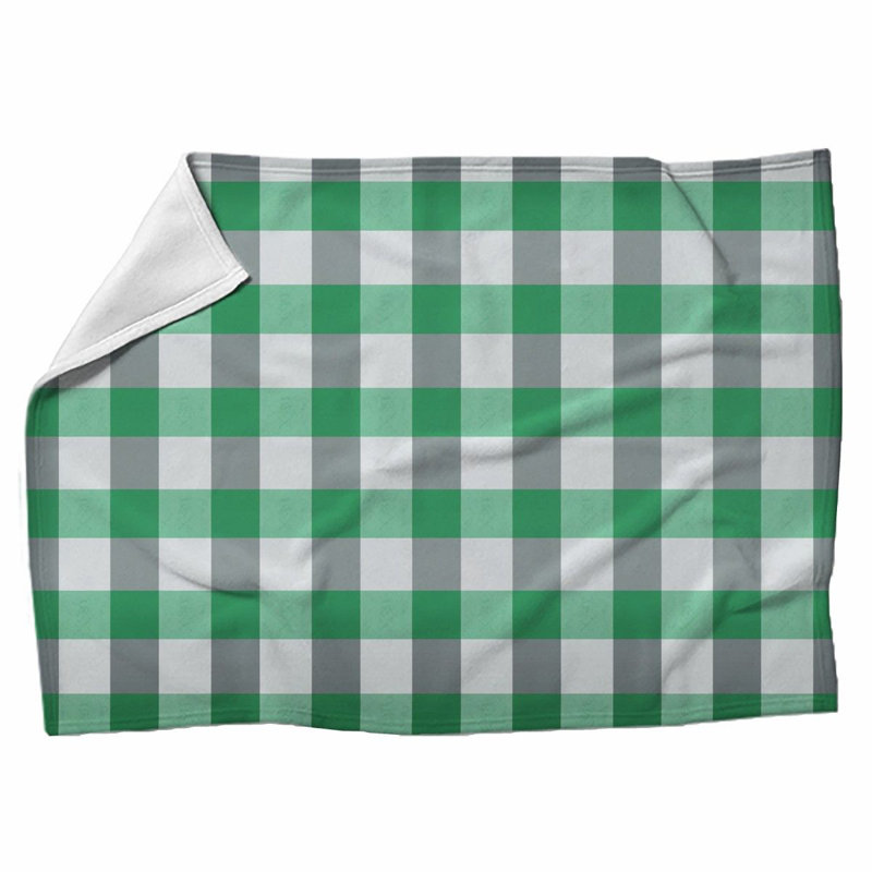 Machine Printed Throw Blanket