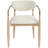 Riccio Performance Fabric Upholstered Dining Arm Chair-992955093-992955089