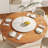 53" Round Solid Wood Dining Table with FREE Lazy Susan For 4/6/8-1635199763