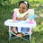 Kids Personalized 15.8 in. Plastic Play or Activity Table Chair and Ottoman