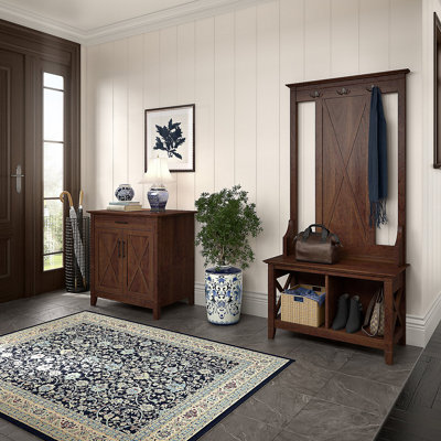 Huckins Hall Tree 31.7'' Wide with Bench and Shoe Storage