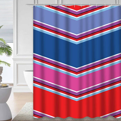Rideau de douche Chevron