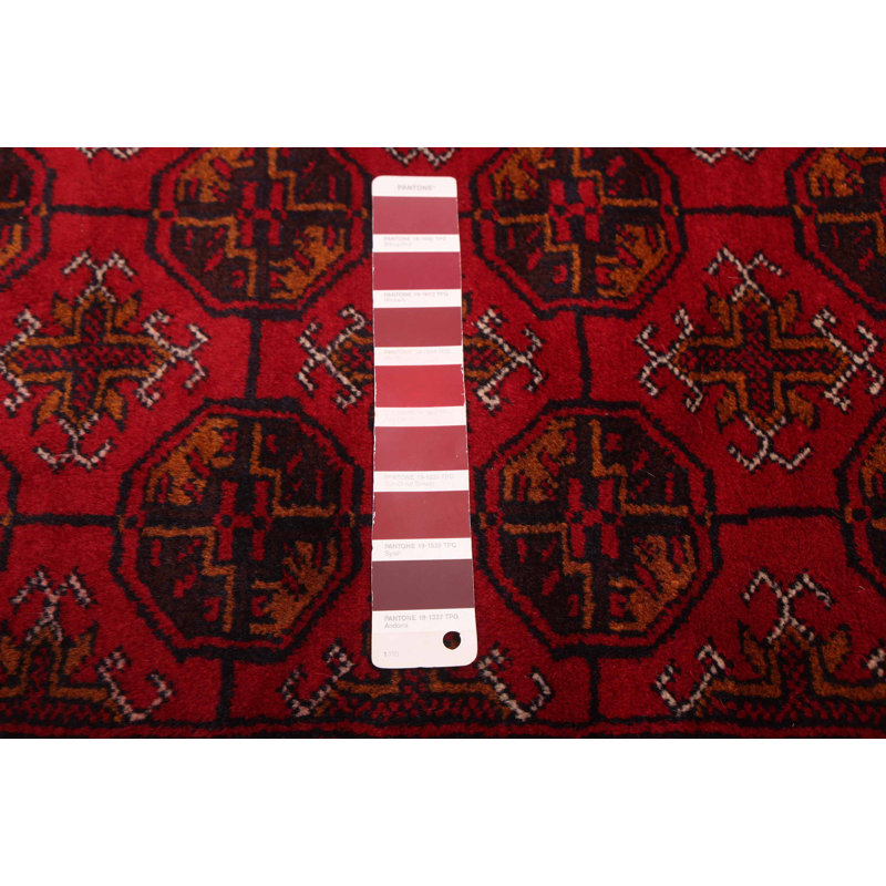 Tapis rouge Teimani 4 pi 1 po x 7 pi 5 po