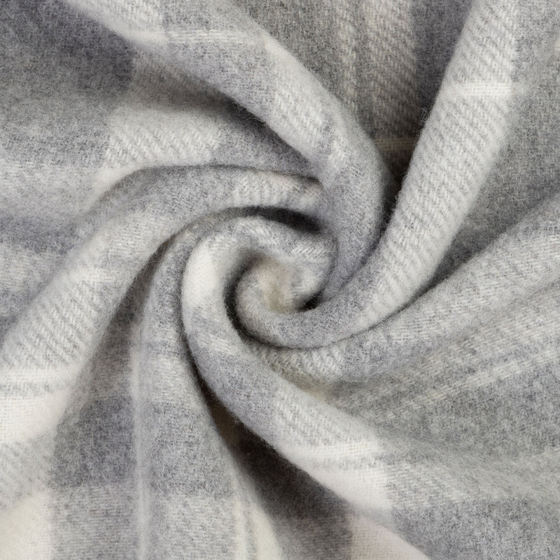 Odelina Blanket Made Of Cashmere And Merino Wool, Gray