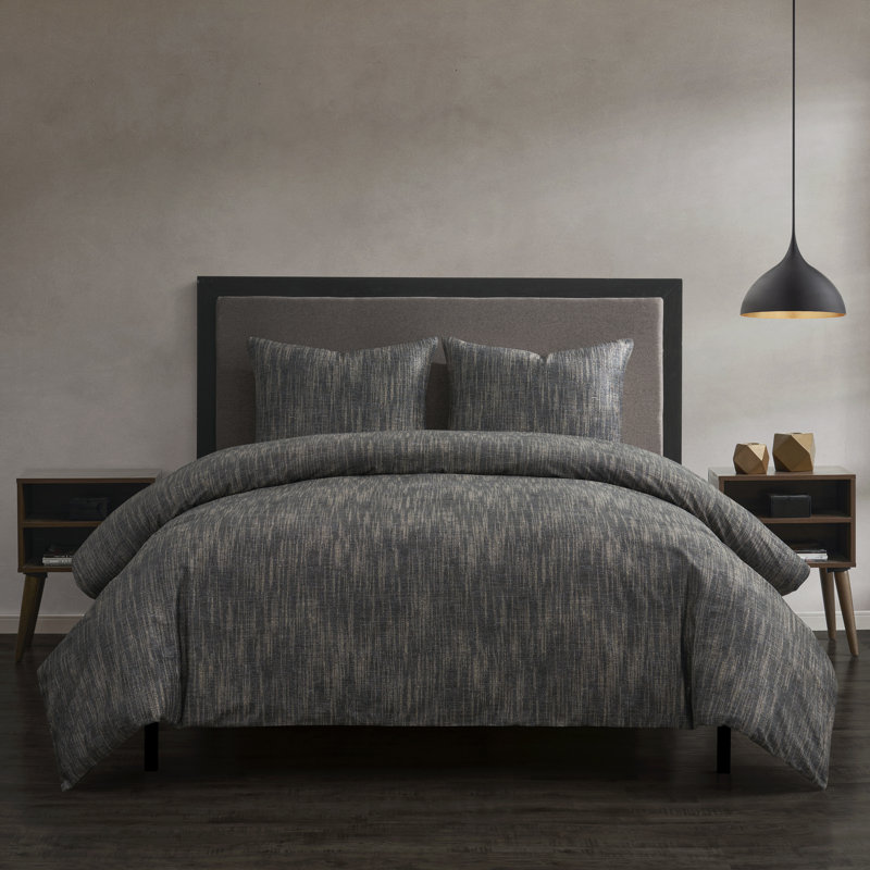 Ensemble de housse de couette Sydney, Housse de couette double + 2 taies décoratives st, Bronze