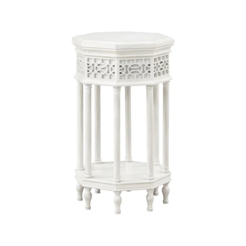 Table de bout Adelayda, Blanc